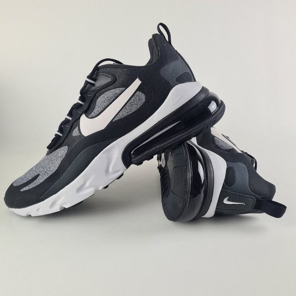 Nike Other - Nike Air Max 270 React Black Running Sneakers Athletic Mens Shoes
